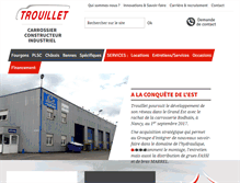 Tablet Screenshot of groupe-trouillet.com